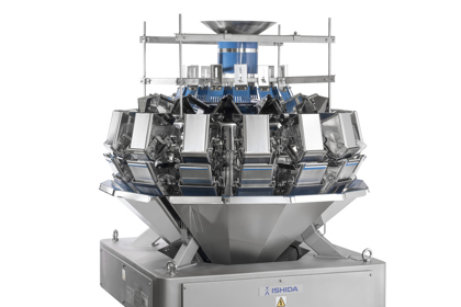 Gentle slope weigher for fragile products